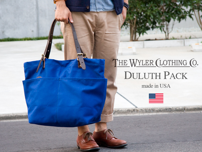THE WYLER CLOTHING CO. DULUTH PACK MARKET TOTE BAG | Marble WEB