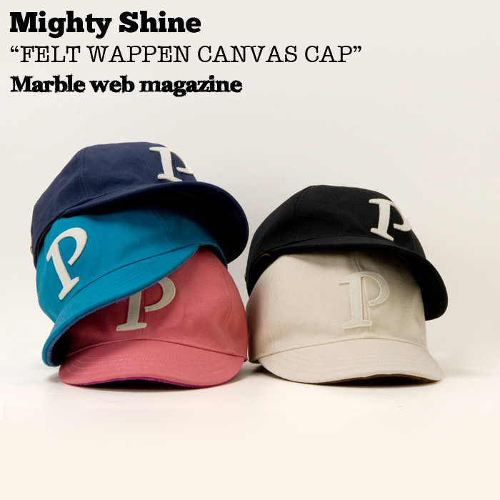 Mighty Shine "×THE PUZZLE DESIGN FELT WAPPEN CANVAS CAP"