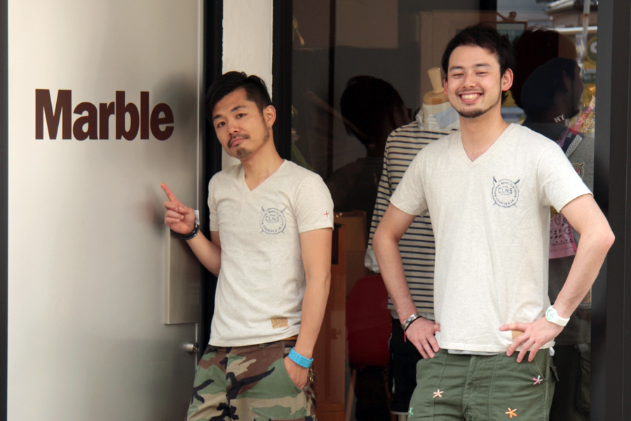 Marble 移転1周年を記念してアニバーサリーTシャツCLOSENESSJimを製作